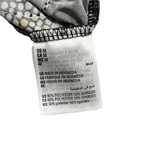 MJ Collection Black, Yellow, and White Shirt in Size Medium - Picture 6 of 6